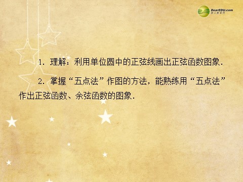 高中数学必修四1.4.1 正弦函数、余弦函数的图象同步辅导与检测课件 新人教A版必修4第3页