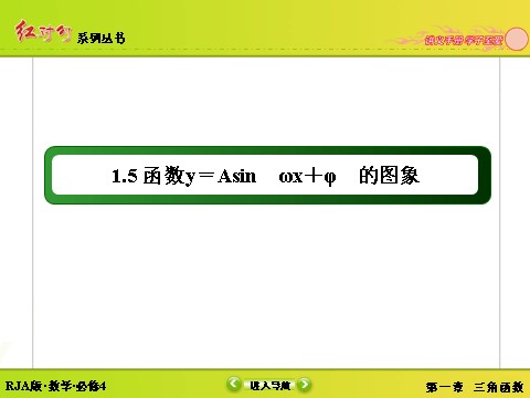 高中数学必修四1-5-1函数y＝Asin（ωx＋φ）的图象 第2页