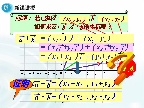 高中数学必修四2.3.3《平面向量的坐标运算》 第5页