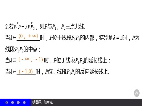 高中数学必修四2.3.4 平面向量共线的坐标表示 第5页