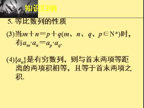 高中数学必修五等比数列复习第9页