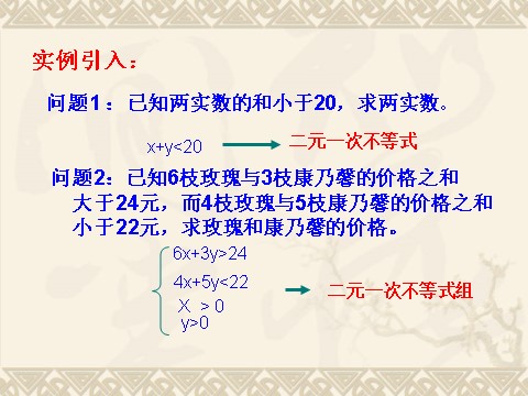 高中数学必修五3.3.1二元一次不等式（组》课件第2页