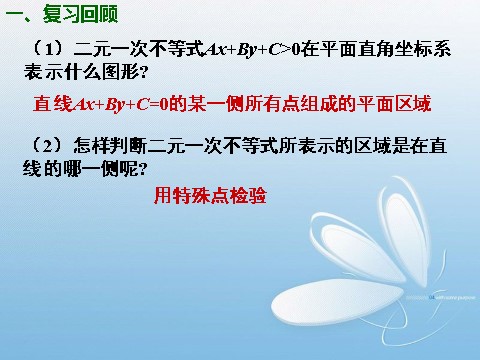 高中数学必修五3.3.1二元一次不等式(组)与平面区域(2)第2页