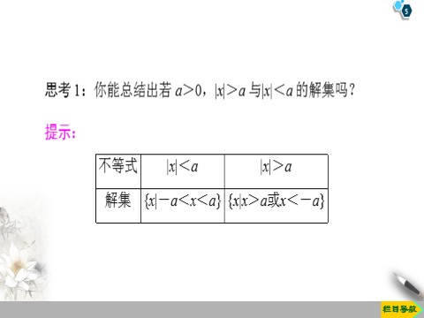 高中数学新B版必修一册2.2.2　不等式的解集 2.2.3　一元二次不等式的解法第5页