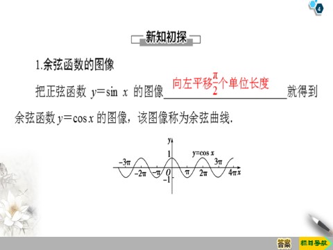 高中数学新B版必修三册7.3.3　余弦函数的性质与图像第4页