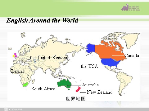 高中英语必修一（人教版）Unit 2 English around the world- Warming up and Reading I（新人教版必修1）第4页