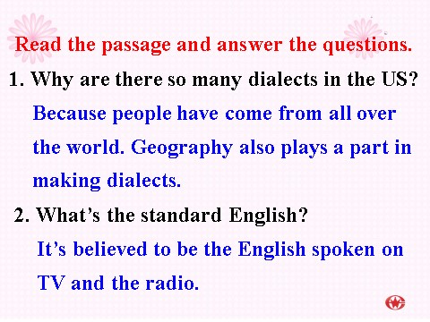 高中英语必修一（人教版）Unit 2 English around the world课件6第6页