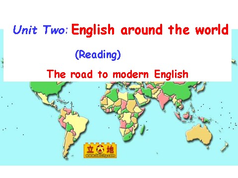 高中英语必修一（人教版）Unit 2 English Around the World-reading课件第9页