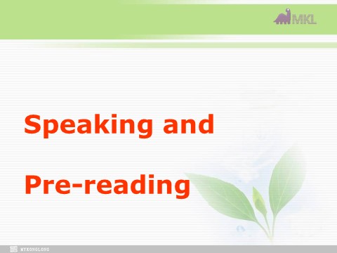 高中英语必修一（人教版）Unit 3 Travel journal-Speaking and pre-reading（新人教版必修1）第1页