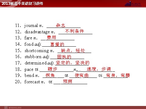 高中英语必修一（人教版）Unit 3 Travel journal（新人教版必修1）第6页