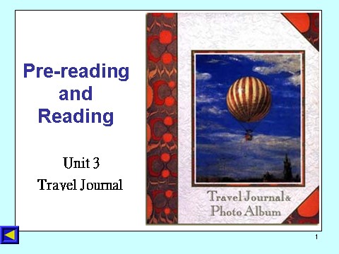 高中英语必修一（人教版）Unit 3 Travel journal课件2第1页