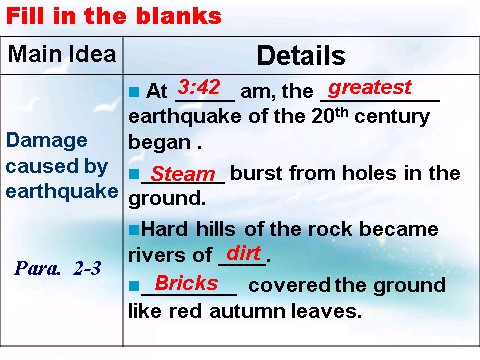 高中英语必修一（人教版）unit 4_earthquake_第二课时_课件ppt第10页