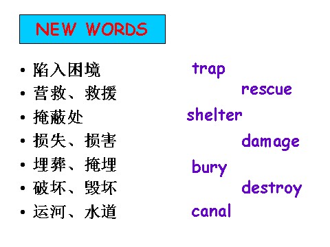 高中英语必修一（人教版）unit 4_earthquake_第二课时_课件ppt第3页