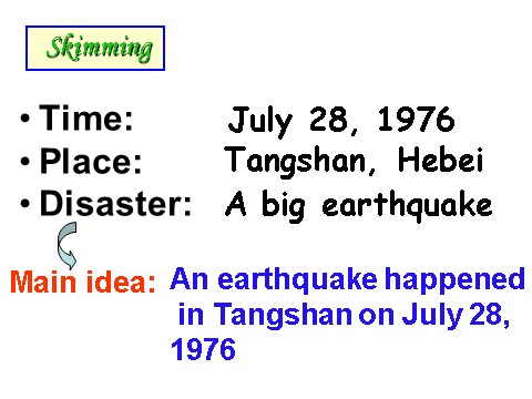 高中英语必修一（人教版）unit 4_earthquake_第二课时_课件ppt第5页