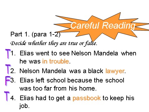 高中英语必修一（人教版）Unit 5 Nelson Mandela-a modern hero全单元课件第8页