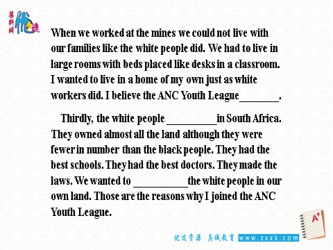 高中英语必修一（人教版）Unit 5 Nelson Mandela ----a modern hero-第四课时课件第3页