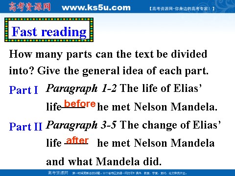 高中英语必修一（人教版）Unit 5_Nelson_Mandela-a_modern_hero-pre-reading_reading_comprehending_languagepoints课件第6页
