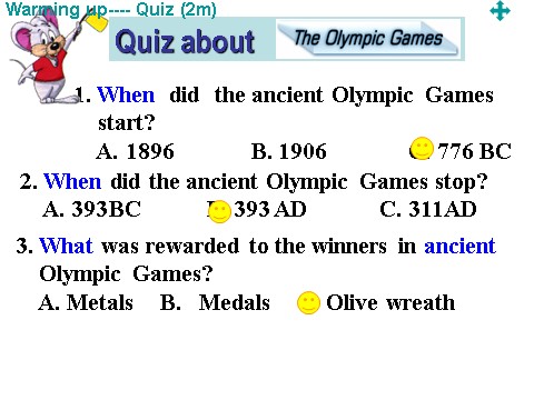 高中英语必修二（人教版）高中英语：Unit 2《The Olympic Games》课件1　新人教版必修2第4页