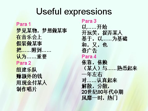 高中英语必修二（人教版）2015-2016学年高中英语 Unit5 Music learning about language课件 新人教版必修2第2页