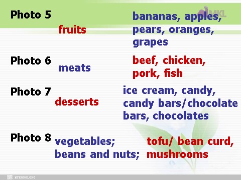 高中英语必修三（人教版）必修三 2.2《Unit 2 Healthy eating》课件（新课标人教版－必修3）第6页