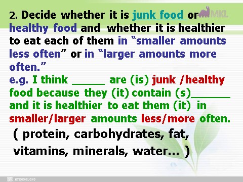 高中英语必修三（人教版）必修三 2.2《Unit 2 Healthy eating》课件（新课标人教版－必修3）第7页