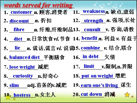 高中英语必修三（人教版）高中英语人教版课件 必修3 Unit 2 Period 2 Vocabulary第7页