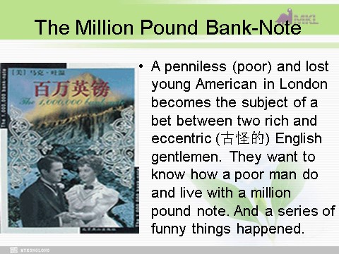 高中英语必修三（人教版）必修三 3.8《Unit 3 The Million Pound Bank-Note》（共64页）第4页