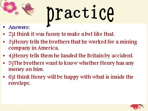 高中英语必修三（人教版）高中英语 Unit 3　The Million Pound Bank Note Period 4 Grammar1课件 新人教版必修3第9页