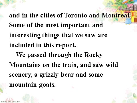 高中英语必修三（人教版）高一必修3 Unit5 Canada-the true north-Writing第3页
