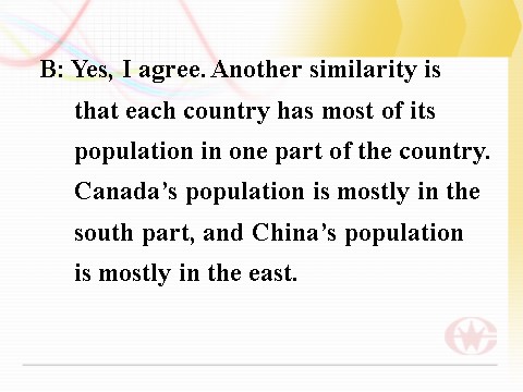 高中英语必修三（人教版）高一必修3 Unit5 Canada-the true north-Speaking第9页