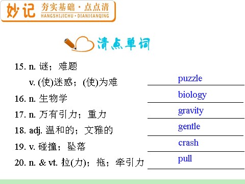 高中英语必修三（人教版）高中英语复习PPT课件：M3_Unit_4　Astronomy_the_science_of_the_stars_第8页