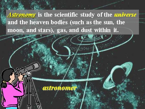 高中英语必修三（人教版）Unit 4 Astronomy the science of the stars[全套课件]第4页