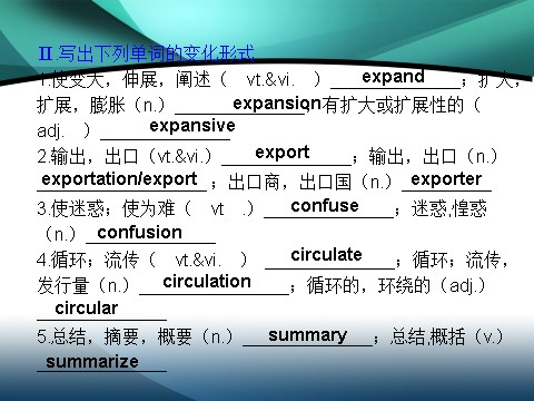 高中英语必修四（人教版）高中英语（人教版）必修四课件：Unit 2 Working the land（考点要求+自主学习+写作步步高，共42张PPT）第4页