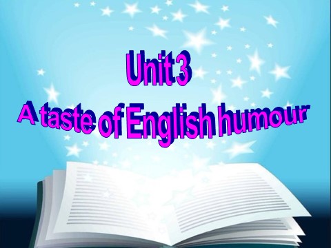 高中英语必修四（人教版）Unit 3 A taste of English humour Reading task第2页