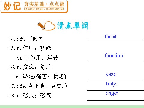 高中英语必修四（人教版）高中英语复习PPT课件：M4_Unit_4　Body_language_第7页