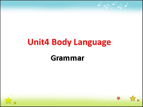 高中英语必修四（人教版）高中英语人教版课件 必修4 Unit 4 Period 3 Grammar第1页