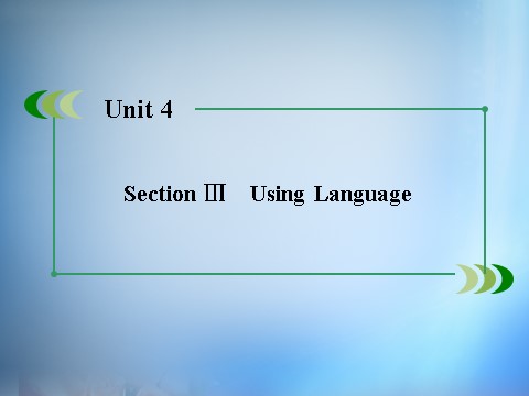 高中英语必修四（人教版）高中英语 unit4 Body language section3课件 新人教版必修4第2页