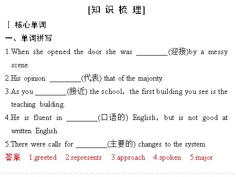 高中英语必修四（人教版）Unit 4 Period One第9页