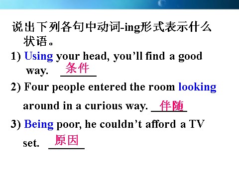 高中英语必修四（人教版）Unit 4 Body language Grammar第7页