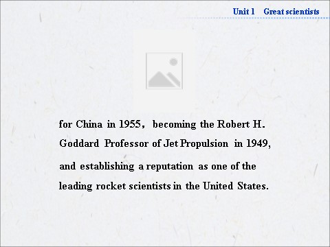 高中英语必修五（人教版）高中英语人教版必修5同步教学备课资源：《Unit 1 Great scientists》课件第6页