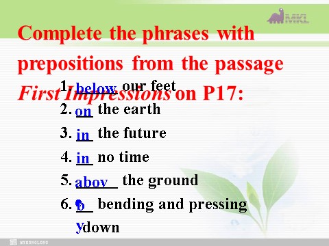 高中英语必修五（人教版）必修五 3.8《Unit 3　Using language》 第3页