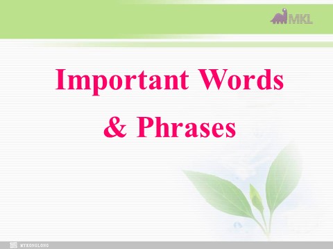 高中英语必修五（人教版）必修五 3.9《Unit 3　Words and phrases》 第2页