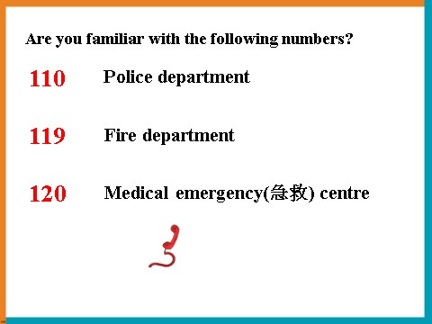 高中英语必修五（人教版）人教新课标必修五 Unit 5 First Aid-warming up & Reading[课件]第10页