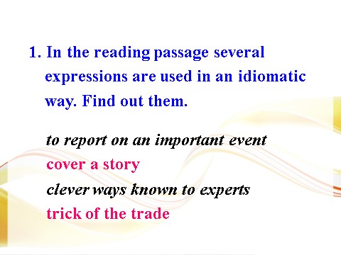 高中英语必修五（人教版）必修五 Unit 4 Making the news-Learning about Language[人教版课件](1)第3页