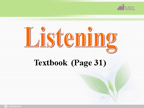 高中英语必修五（人教版）必修五 4.14《Unit 4　Listening and speaking》 第3页