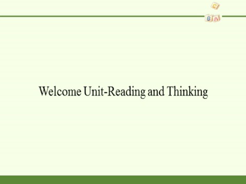 高中英语新版一册Welcome Unit-Reading and Thinking2第2页