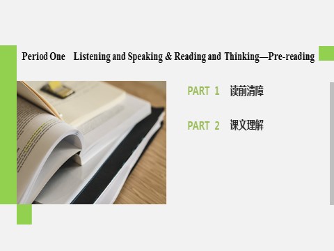 高中英语新版一册Welcome Unit Period One　Listening and Speaking & Reading and Thinking—Pre-reading第5页