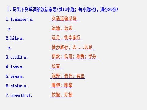 高中英语新版一册Unit 2 Period Four　Listening and Talking，Reading for Writing，Assessing Your Progress & Video Time第4页