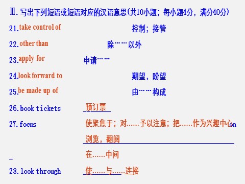 高中英语新版一册Unit 2 Period Two　Listening and Speaking & Reading and Thinking—Language Points第10页