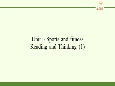 高中英语新版一册Unit 3 Sports and fitness Reading and Thinking (1)第2页